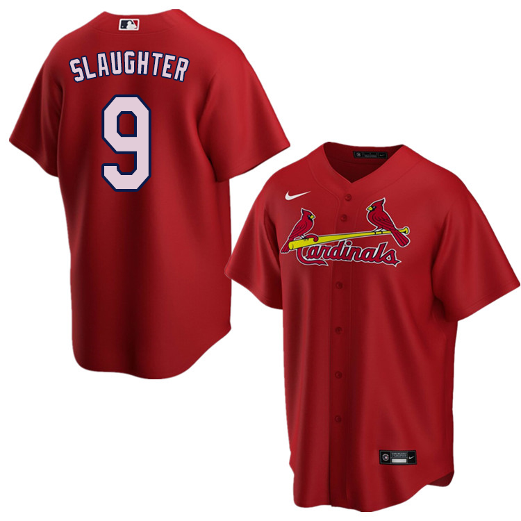 Nike Men #9 Enos Slaughter St.Louis Cardinals Baseball Jerseys Sale-Red